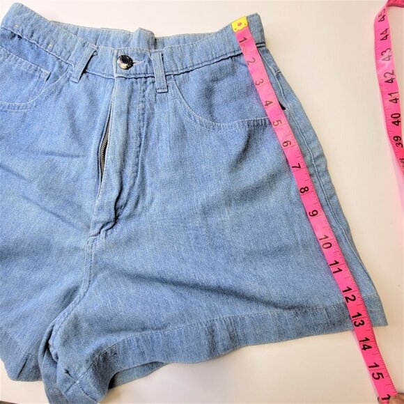 FADED Cotton Denim Shorts Size S or Size M - Picture 7 of 15